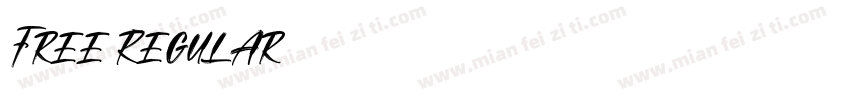 Free Regular字体转换